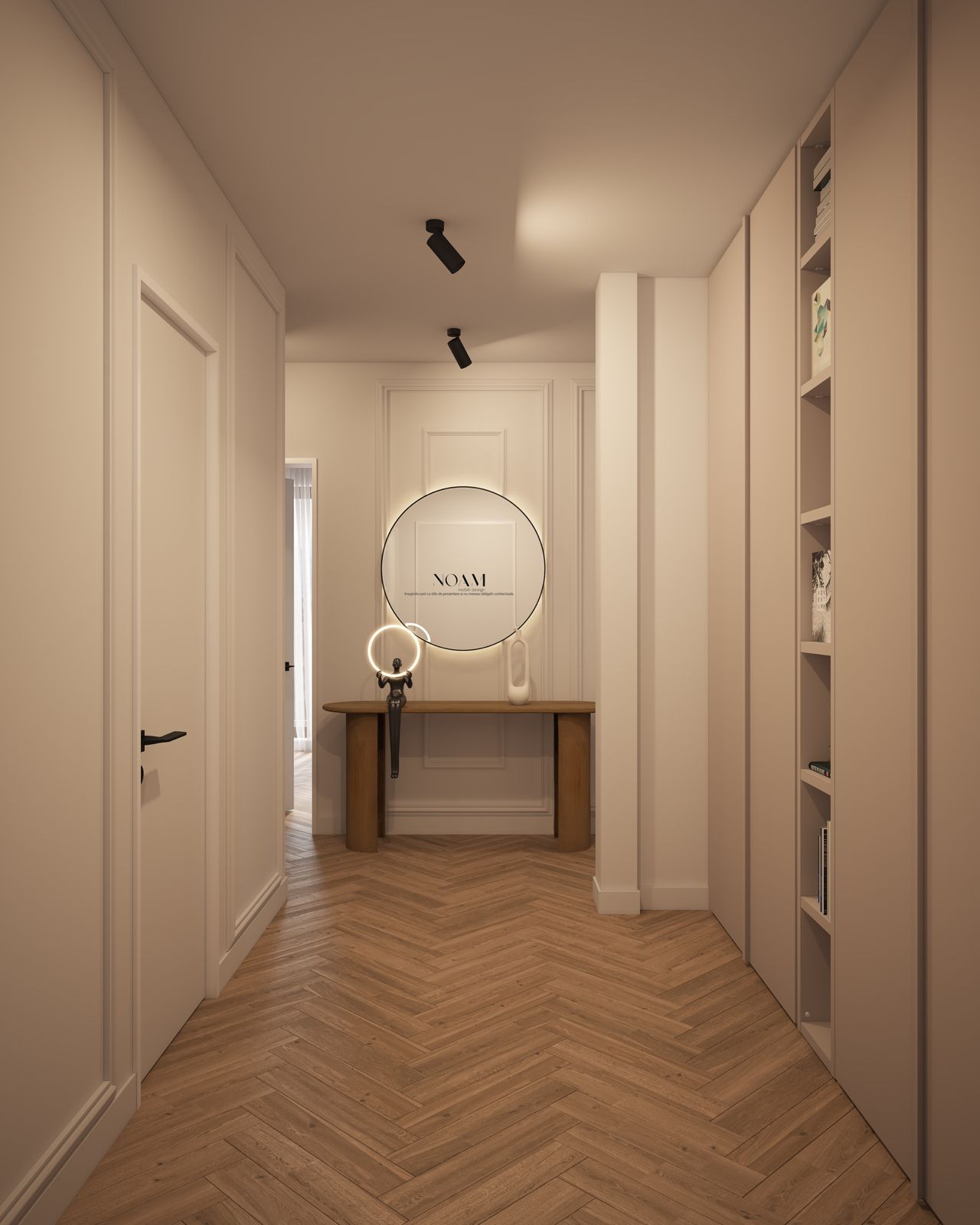 Randare NOAM — exemplu amenajare interior, Verdi Park