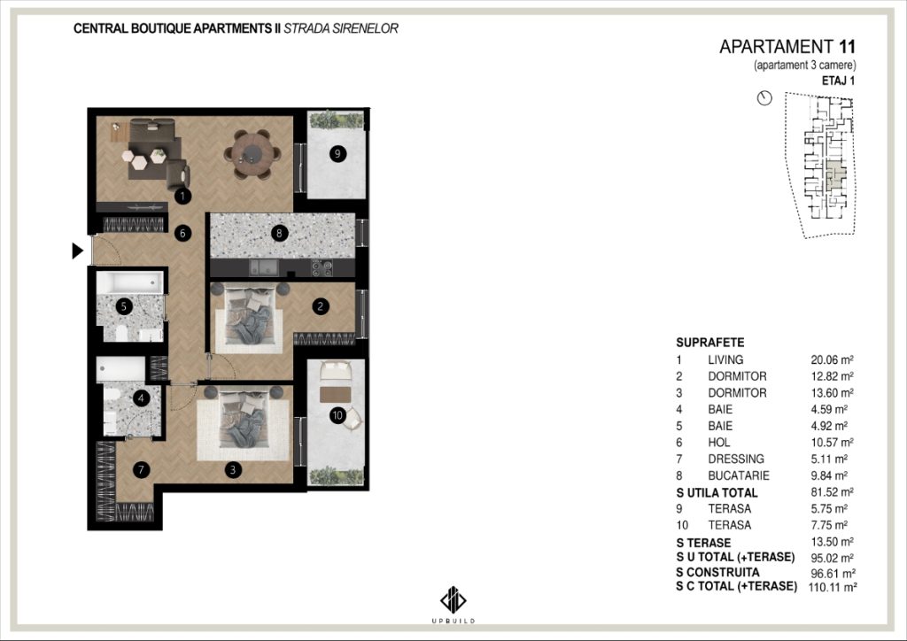 apartament 3 camere - 11