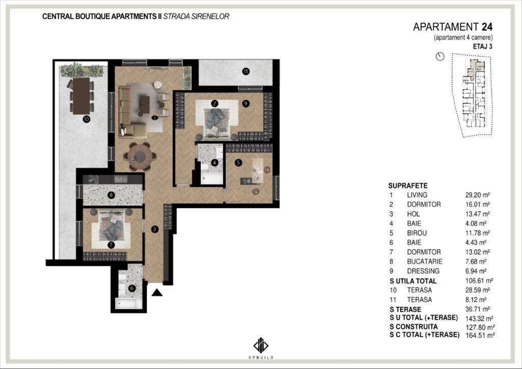 apartament 4 camere - 24